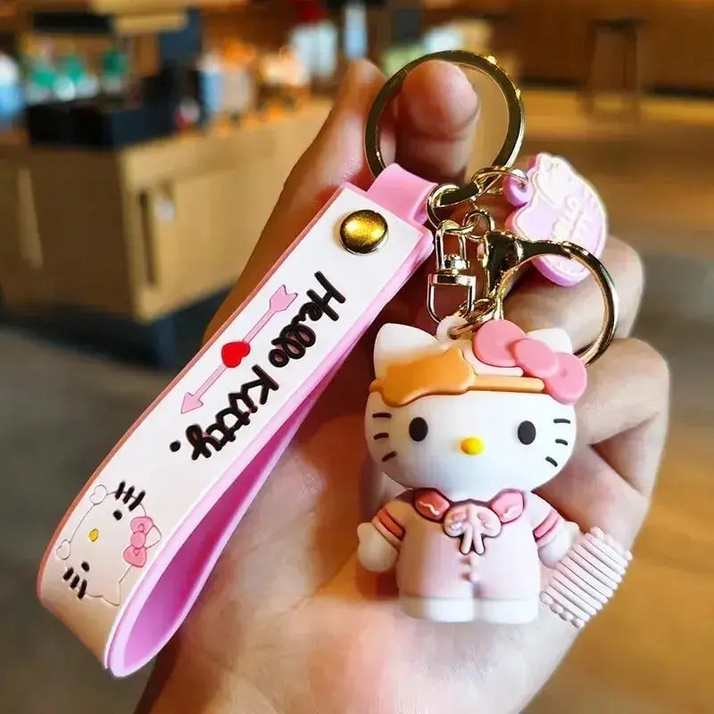Hello Kitty and Cinnamoroll Keychains