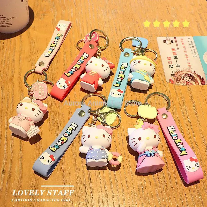 Hello Kitty and Cinnamoroll Keychains