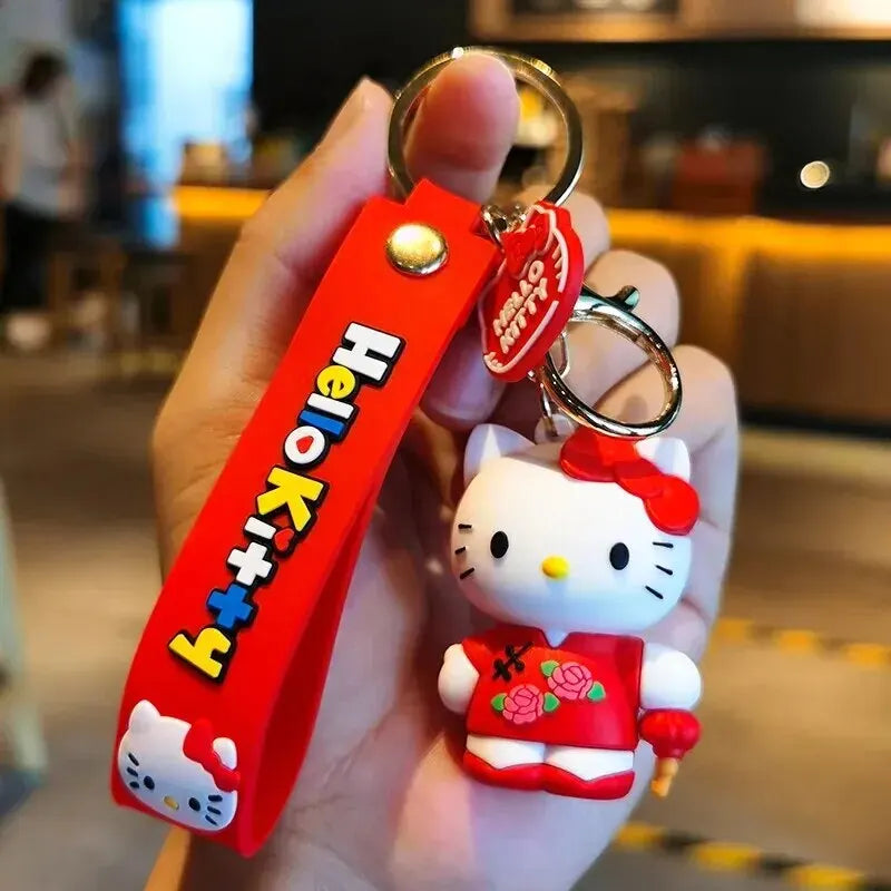 Hello Kitty and Cinnamoroll Keychains