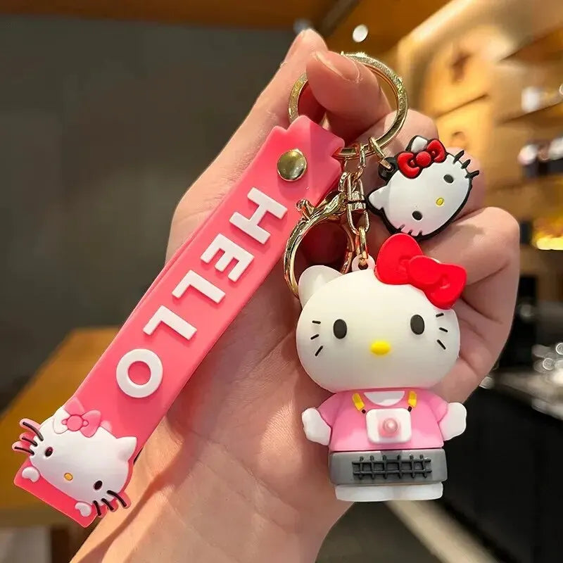 Hello Kitty and Cinnamoroll Keychains