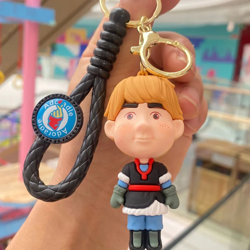 Cartoon Anime Keychain Set