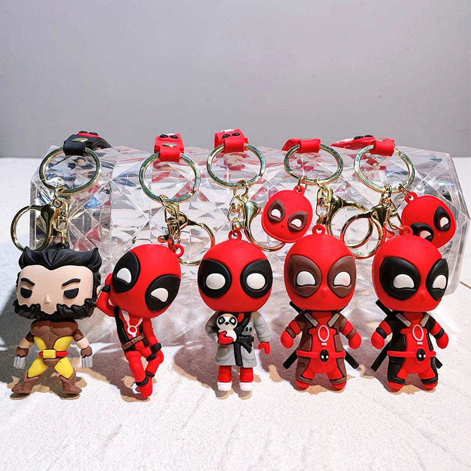Deadpool Wolverine Keychain