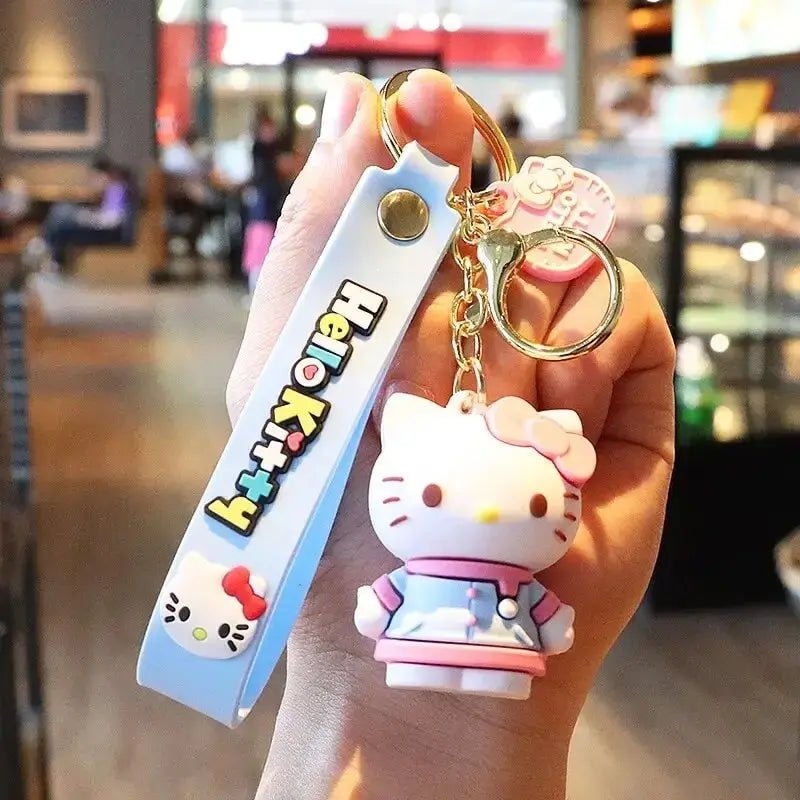 Hello Kitty and Cinnamoroll Keychains