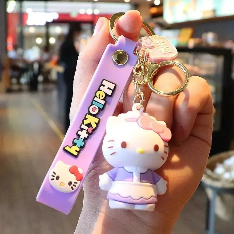Hello Kitty and Cinnamoroll Keychains