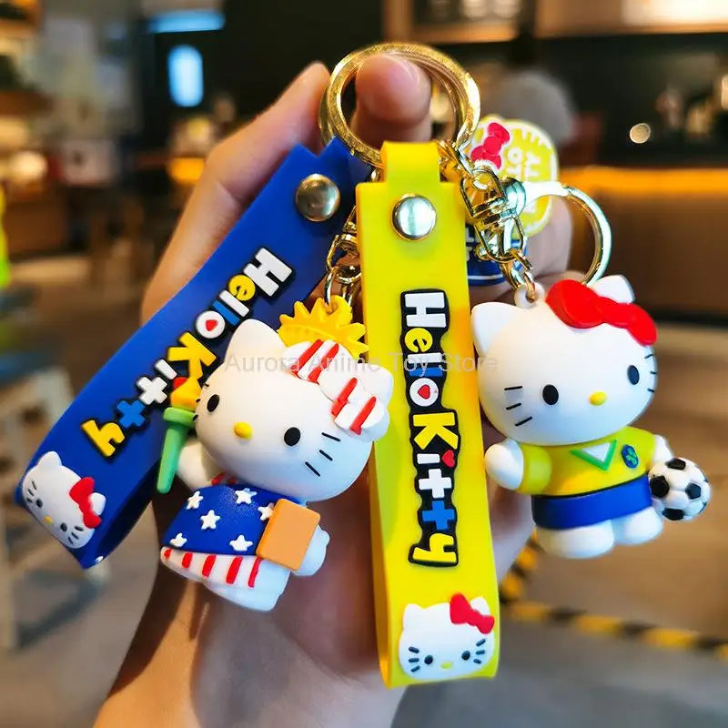 Hello Kitty and Cinnamoroll Keychains