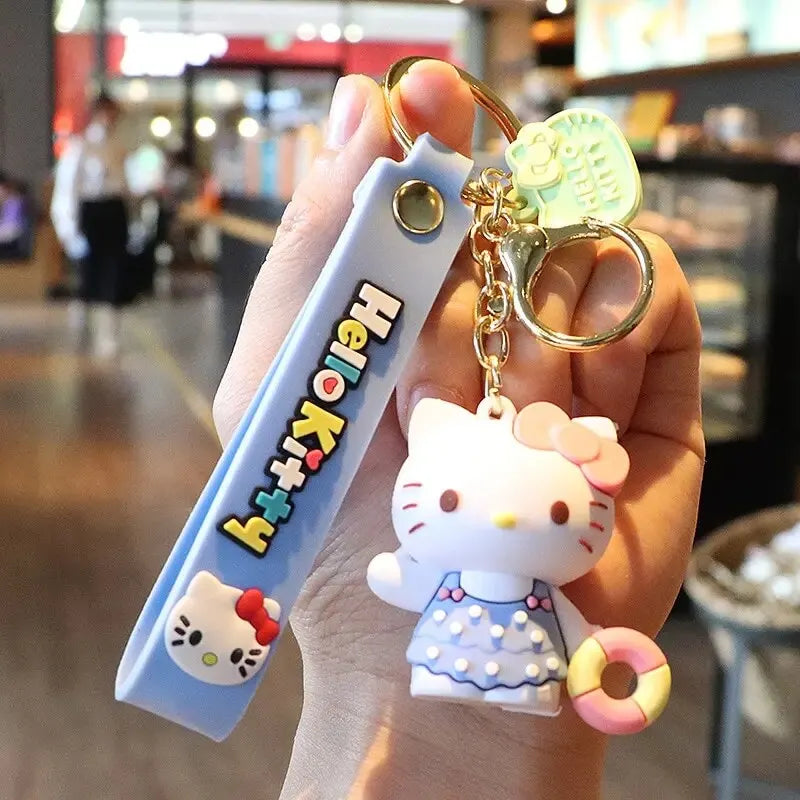 Hello Kitty and Cinnamoroll Keychains