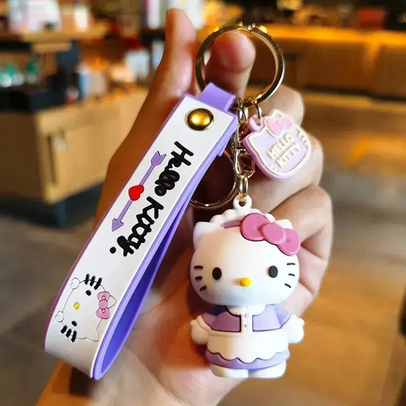 Hello Kitty and Cinnamoroll Keychains