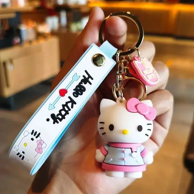 Hello Kitty and Cinnamoroll Keychains
