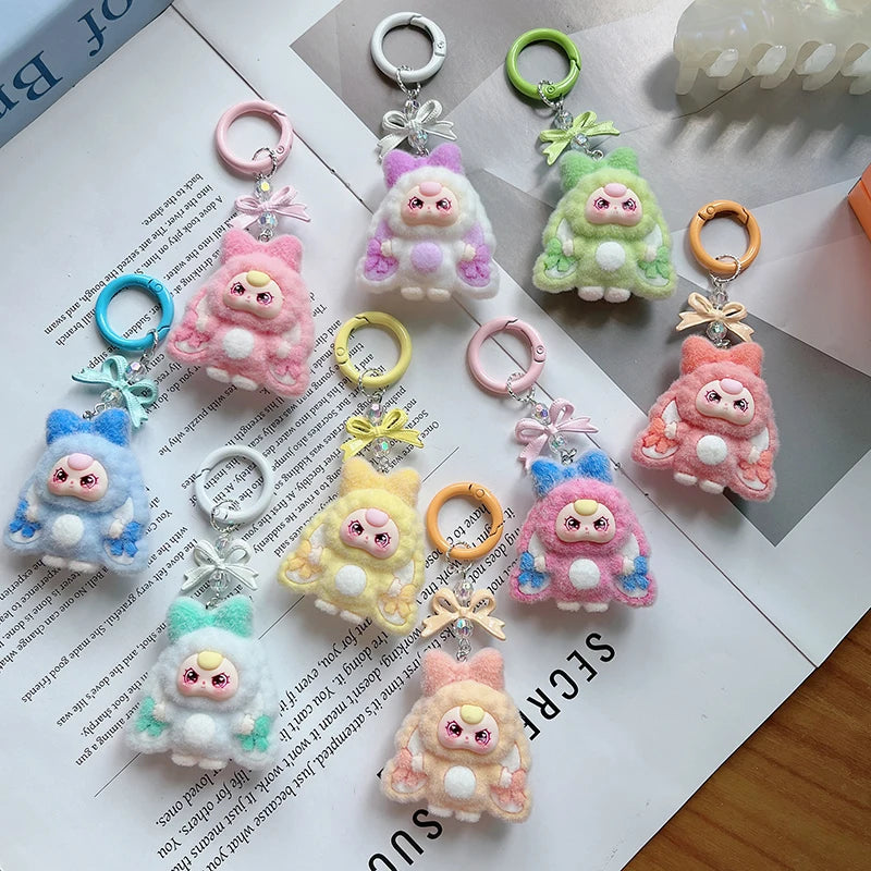 Labubu Bow Keychain