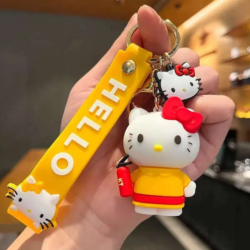 Hello Kitty and Cinnamoroll Keychains