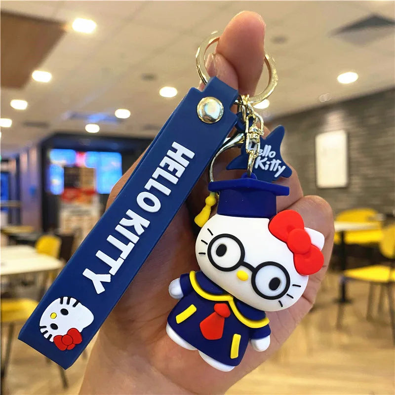 Hello Kitty and Cinnamoroll Keychains