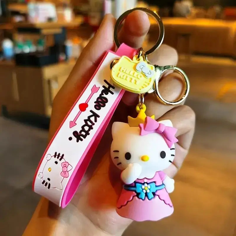 Hello Kitty and Cinnamoroll Keychains