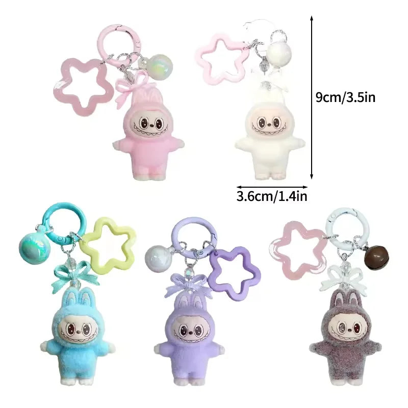 Labubu Bow Keychain