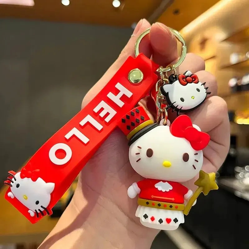 Hello Kitty and Cinnamoroll Keychains