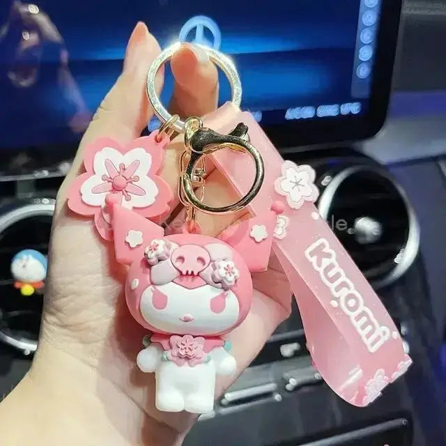 Hello Kitty and Cinnamoroll Keychains
