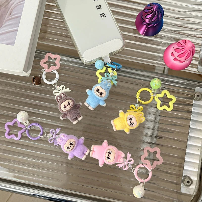 Labubu Bow Keychain