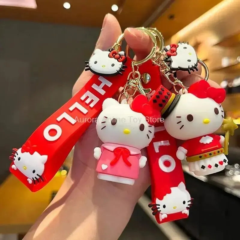 Hello Kitty and Cinnamoroll Keychains
