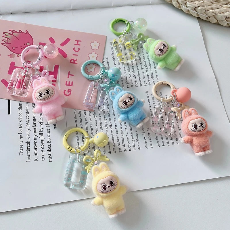 Labubu Bow Keychain